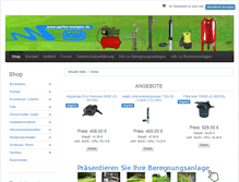Tablet Screenshot of garten-pumpen.de
